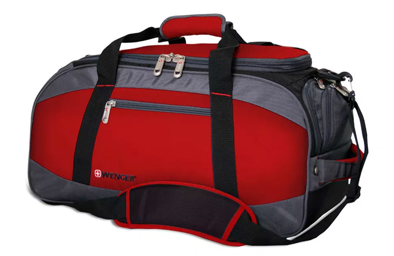 Женская спортивная сумка через плечо WENGER, красный/серый/чёрный, 52744165