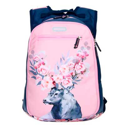 Рюкзак молодёжный Nukki, NUK21-SH5-01 синий/розовый