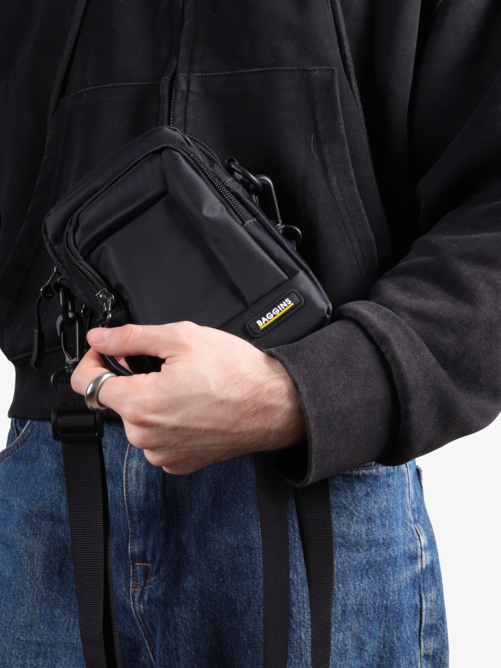 Сумка мужская Baggins 61039 чёрная Сумка мужская Baggins 61039 чёрная