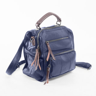 Сумка-рюкзак женская Avsen 0629 синяя