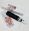 Зонт женский Arman Umbrella 555, полный автомат, чёрно-белый, двухсторонний
