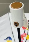 Зонт женский Arman Umbrella 555, полный автомат, чёрно-белый, двухсторонний