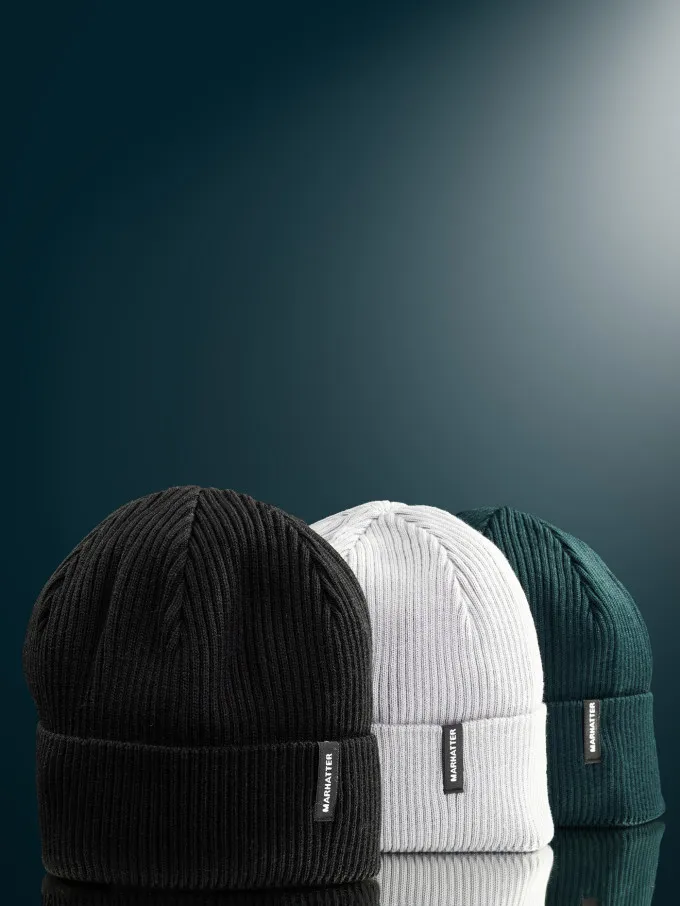 Шапка мужская 11468 MARHATTER чёрный (57-59)