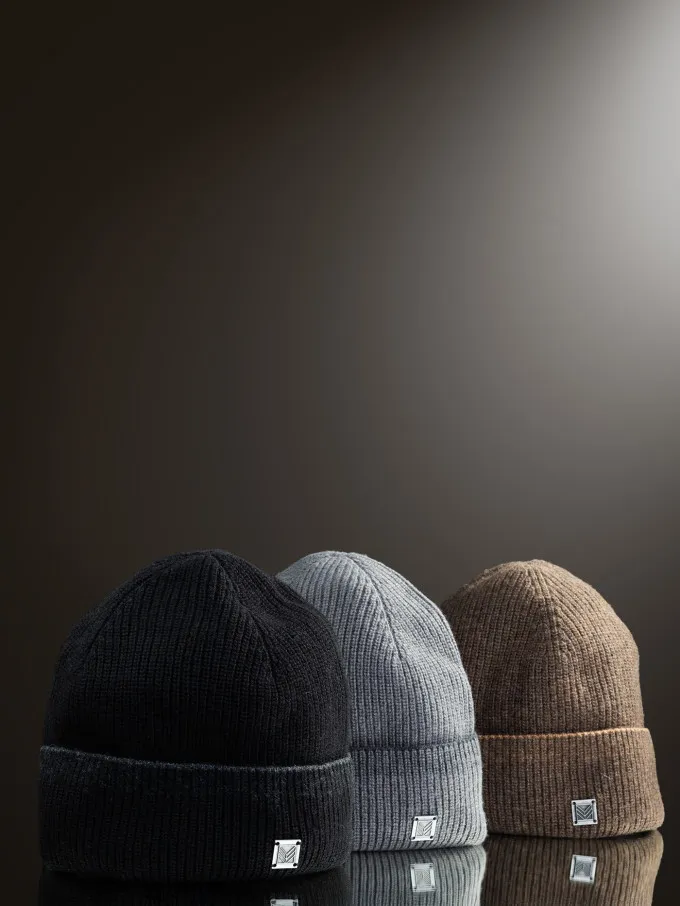 Шапка мужская 12271 MARHATTER чёрный (57-59)