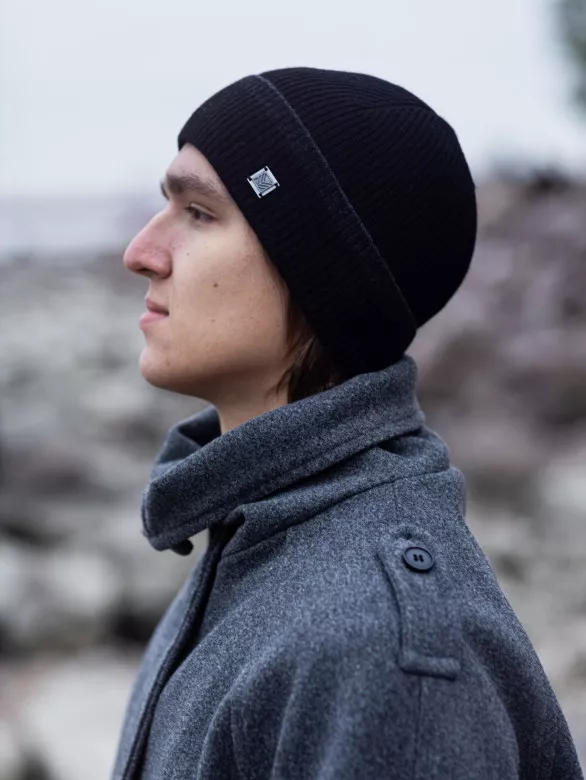Шапка мужская 12271 MARHATTER чёрный (57-59)