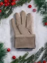 Перчатки женские Юйлин 7728 бежевые