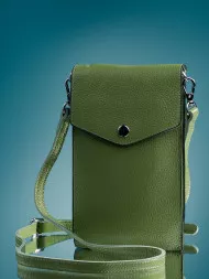 Сумка женская для телефона 5509 apple green