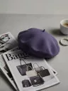 Берет женский Stigler, ягодный джем