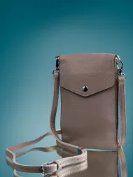 Сумка женская для телефона 5509 l.grey