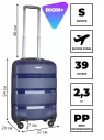 Чемодан для ручной клади из полипропилена Rion+, 460  18"
