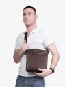 Сумка мужская zн ALEXX ALG0106 коричневая