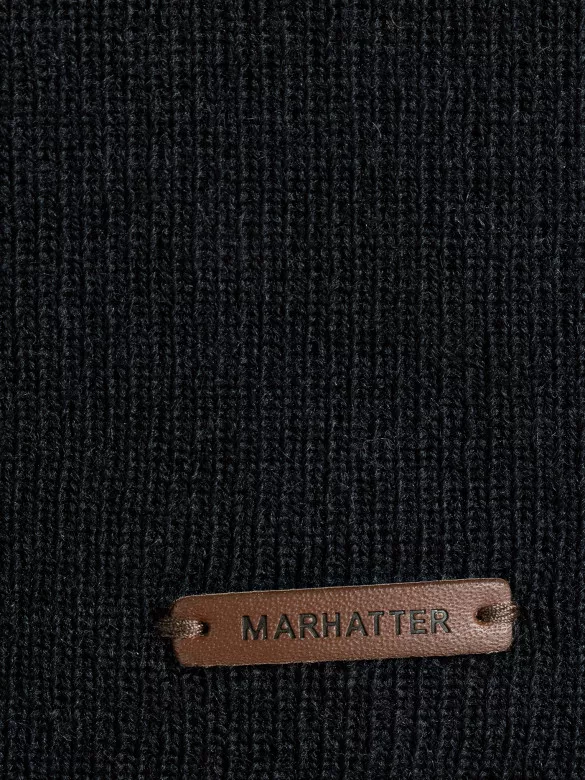 Шапка мужская 12073 MARHATTER чёрная (57-59) Шапка мужская 12073 MARHATTER чёрная (57-59)
