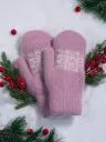 Варежки женские Корона 3046 розовые