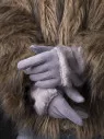 Перчатки женские Юйлин 7749 серые