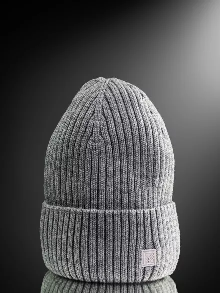 Шапка мужская 12780 MARHATTER серый меланж (57-59)