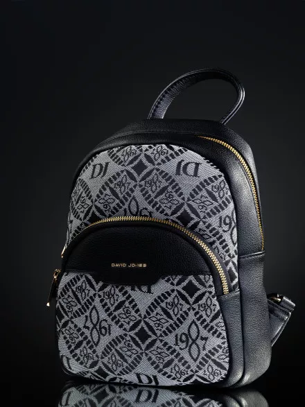 Рюкзак городской David Jones 7237 black Рюкзак городской David Jones 7237 black