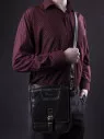 Сумка мужская Baggins 1074 черная друид