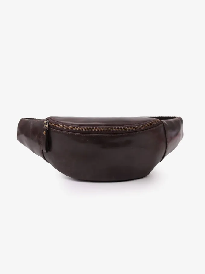 Сумка на пояс/плечо zн ALEXX ALG0119 коричневый пулап