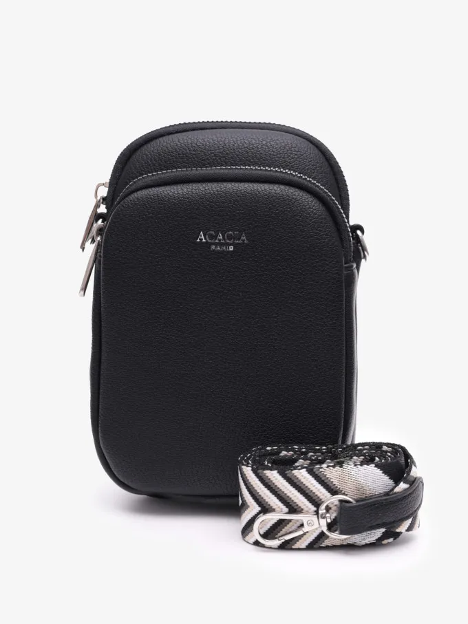 Сумка женская для телефона Acacia 24223 black