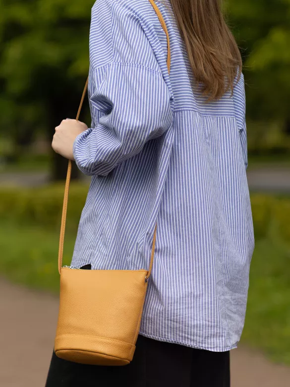 Сумка женская Baggins 5503 горчица