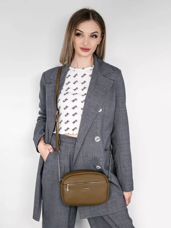 Сумка женская David Jones 6740 khaki Сумка женская David Jones 6740 khaki