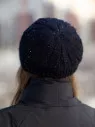 Шапка женская 12838/2 MARHATTER чёрный(56-58)