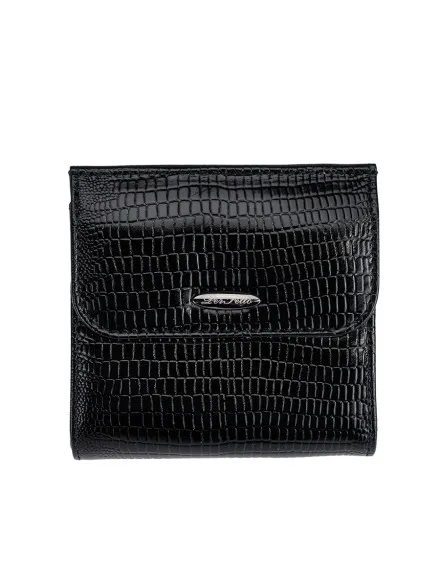 Портмоне женское PerFetto, Flori ПЖ-464-3210 ВАРАН чёрное