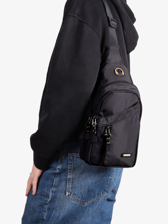 Рюкзак на одно плечо Baggins 82055 черный