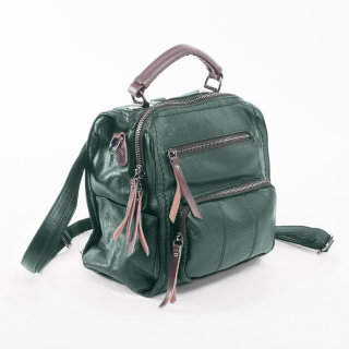 Сумка-рюкзак женская Avsen 0629 зелёная