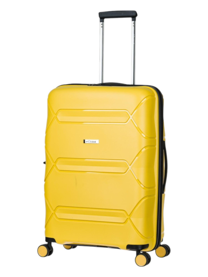 Чемодан L'Case, Miami без расширения жёлтый Чемодан L'Case, Miami без расширения жёлтый