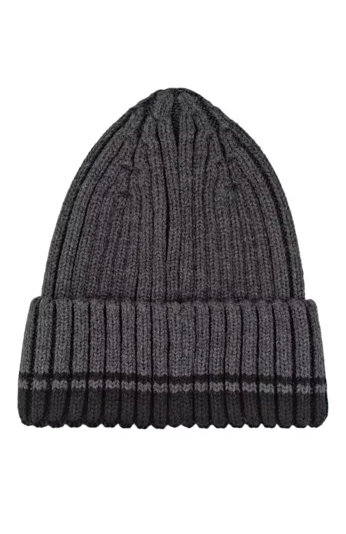 Мужская шапка 12777 MARHATTER серая