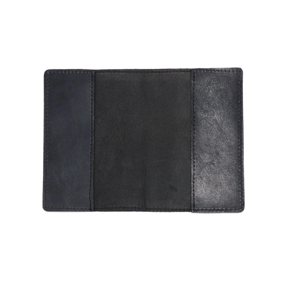 Обложка для паспорта Natalia Kalinovskaya Ом-61 медведь чёрная