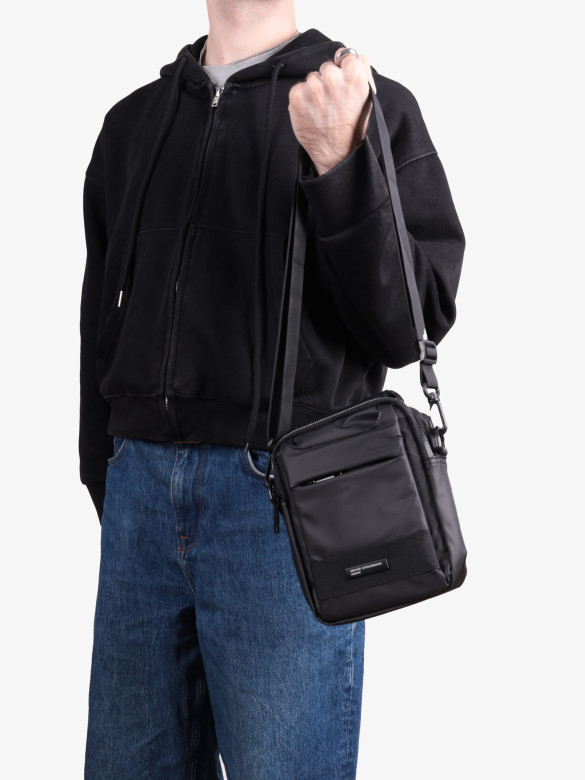 Сумка мужская Baggins 0919 черная Сумка мужская Baggins 0919 черная