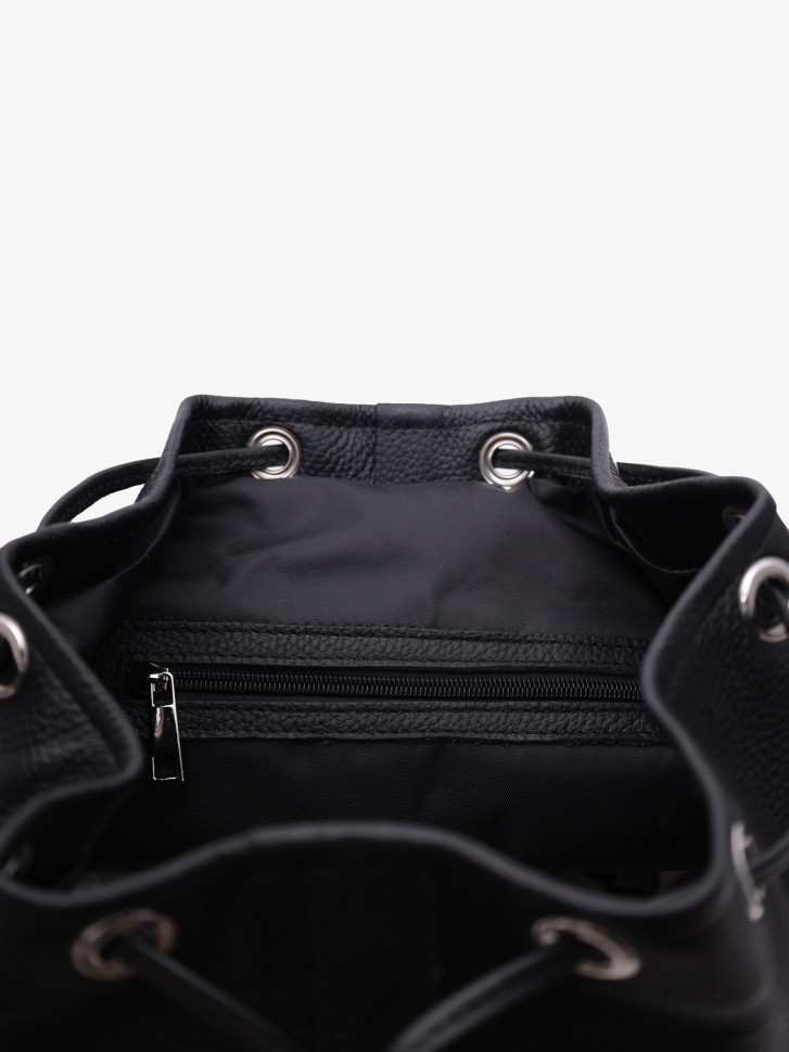 Кожаный рюкзак RHino 16-02 чёрный Кожаный рюкзак RHino 16-02 чёрный