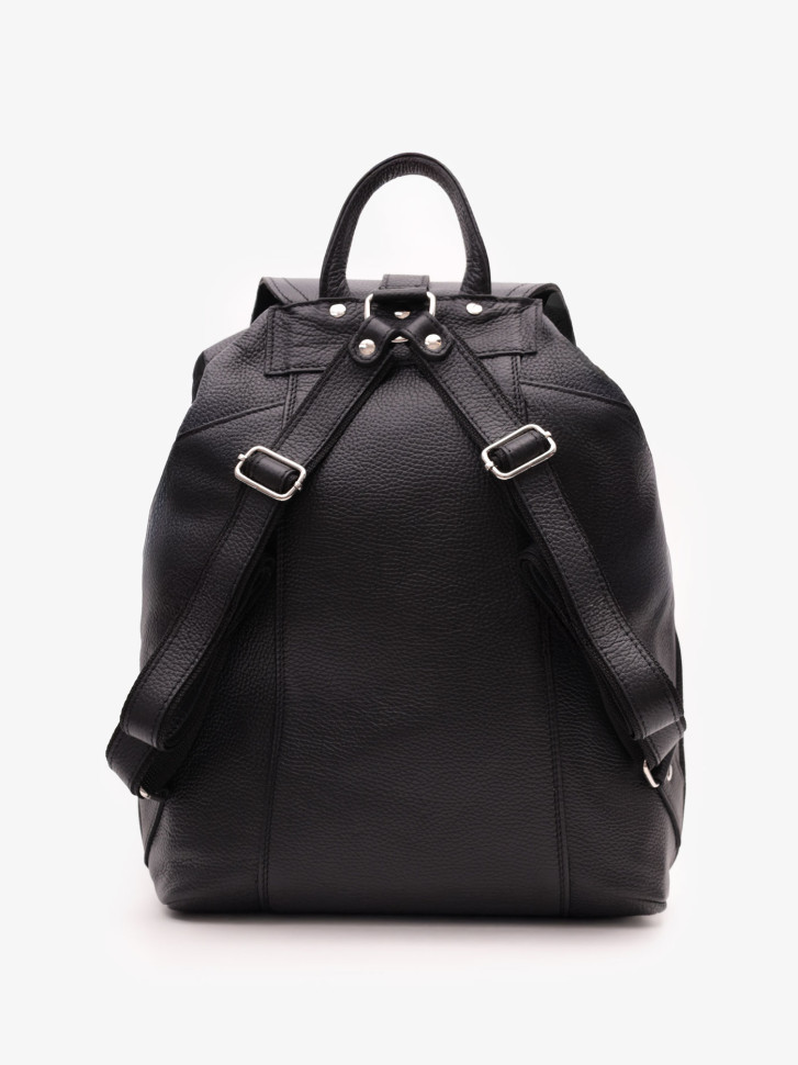 Кожаный рюкзак RHino 16-02 чёрный Кожаный рюкзак RHino 16-02 чёрный