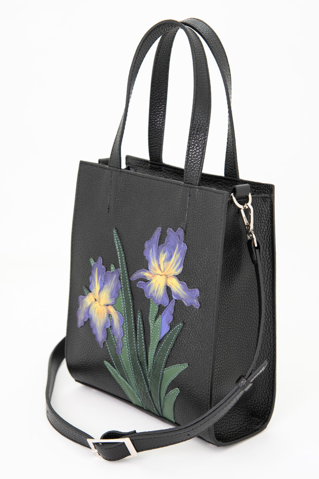 Сумка Protege ДС-554-321 "Ирисы" черный флотер Сумка Protege ДС-554-321 "Ирисы" черный флотер