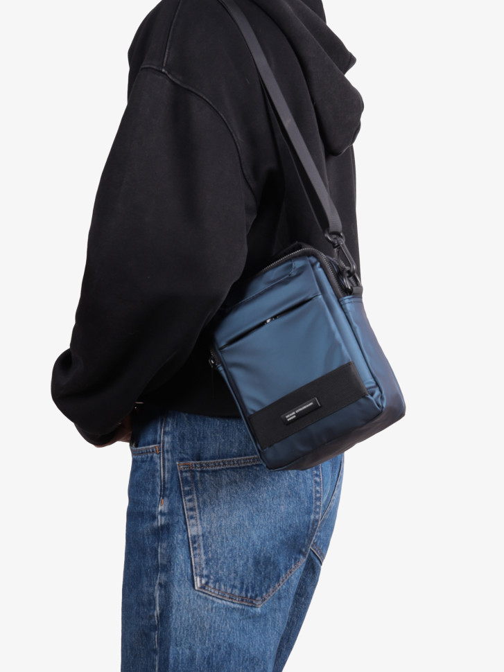 Сумка мужская Baggins 0919 синяя Сумка мужская Baggins 0919 синяя