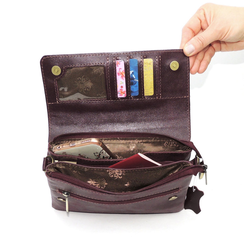 Женская кожаная сумка Natalia Kalinovskaya С74п-682 «Дария»