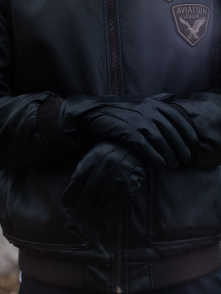 Перчатки мужские Baggins 401 черные Перчатки мужские Baggins 401 черные