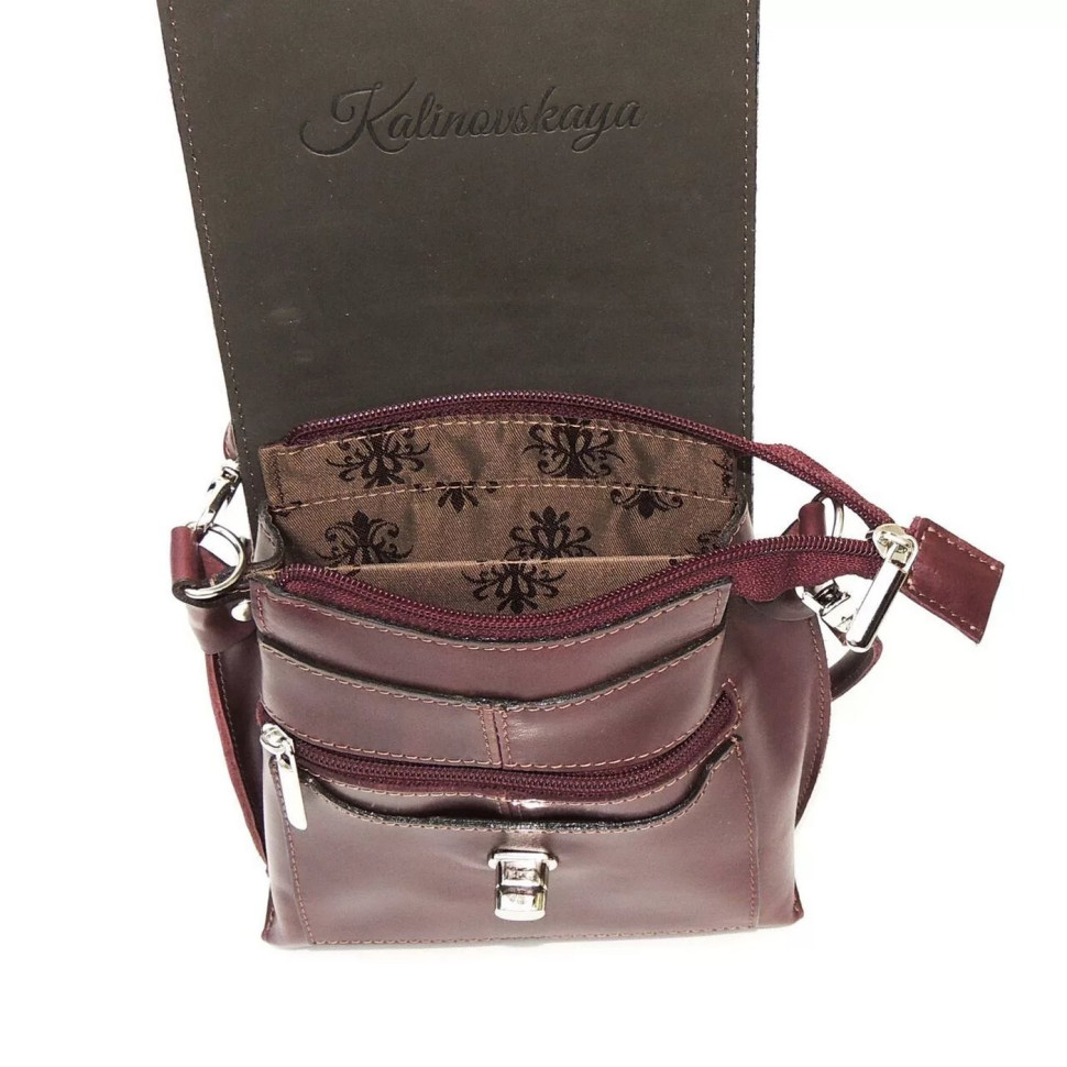 Сумка женская Natalia Kalinovskaya, С76т "Джун" бордо Сумка женская Natalia Kalinovskaya, С76т "Джун" бордо