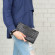 Клатч Lakestone Crispin Black Caiman черный Клатч Lakestone Crispin Black Caiman черный