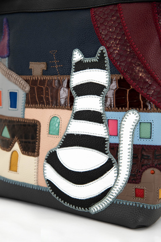 Сумка Protege ДС-528-305 "Окно ночь" черный флотер