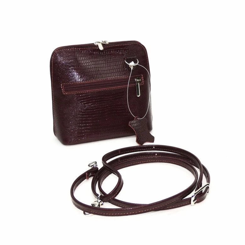 Сумка женская Natalia Kalinovskaya 83р.981 Ненси бордо рептилия