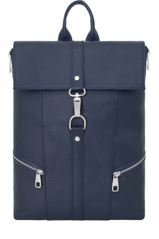 Рюкзак женский кожаный Protege, 264 синий флотер