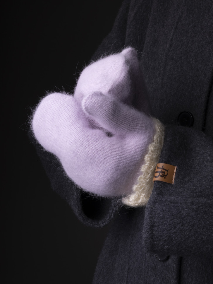 Варежки женские Мария В-5 сирень Варежки женские Мария В-5 сирень