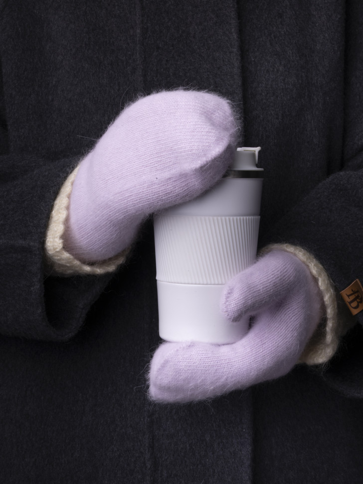 Варежки женские Мария В-5 сирень Варежки женские Мария В-5 сирень