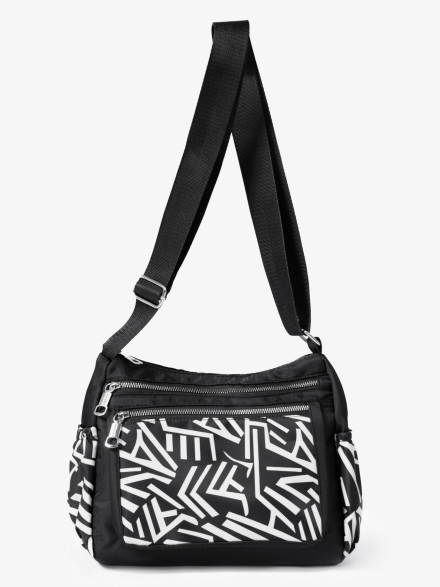 Сумка Ruilaisi, Б 1809 черная/белая