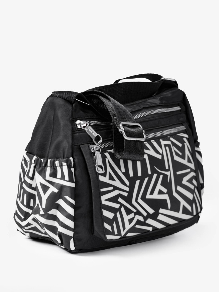 Сумка Ruilaisi, Б 1809 черная/белая Сумка Ruilaisi, Б 1809 черная/белая