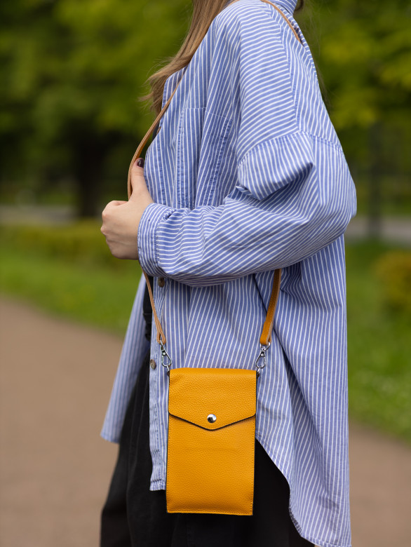 Сумка женская для телефона 5509 yellow