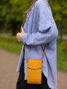 Сумка женская для телефона 5509 yellow